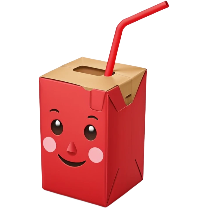Juice box emoji
