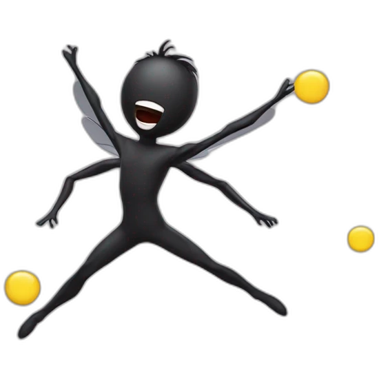 mouche qui fait du pole danse emoji