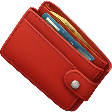 red wallet emoji