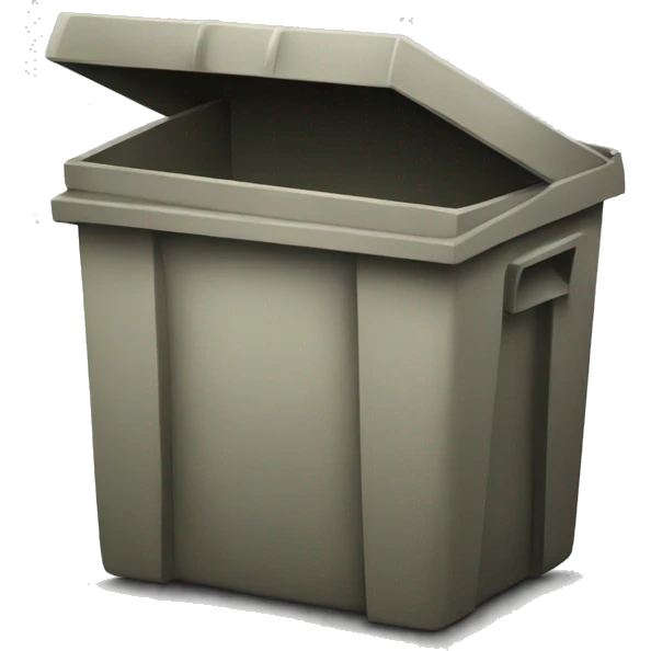 Homeless + dumpster emoji
