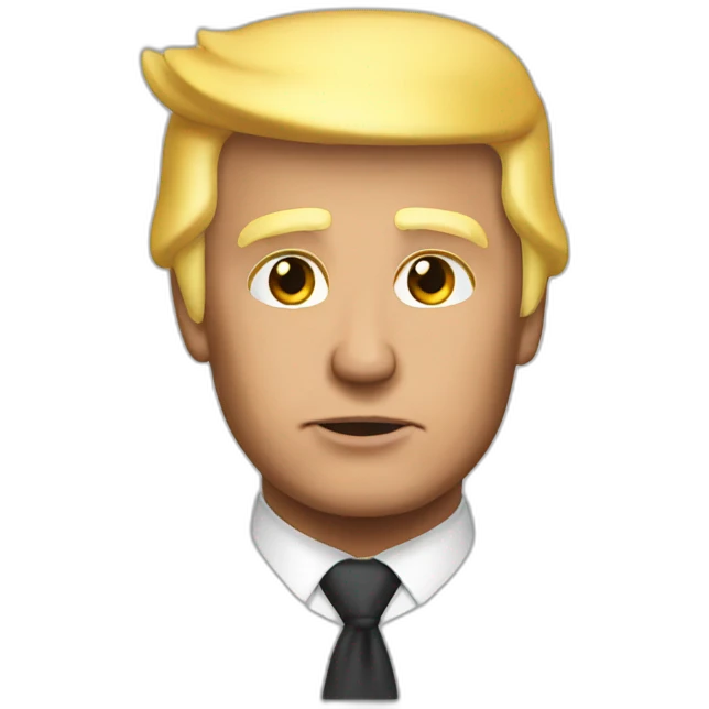 Trump is flying to jail emoji