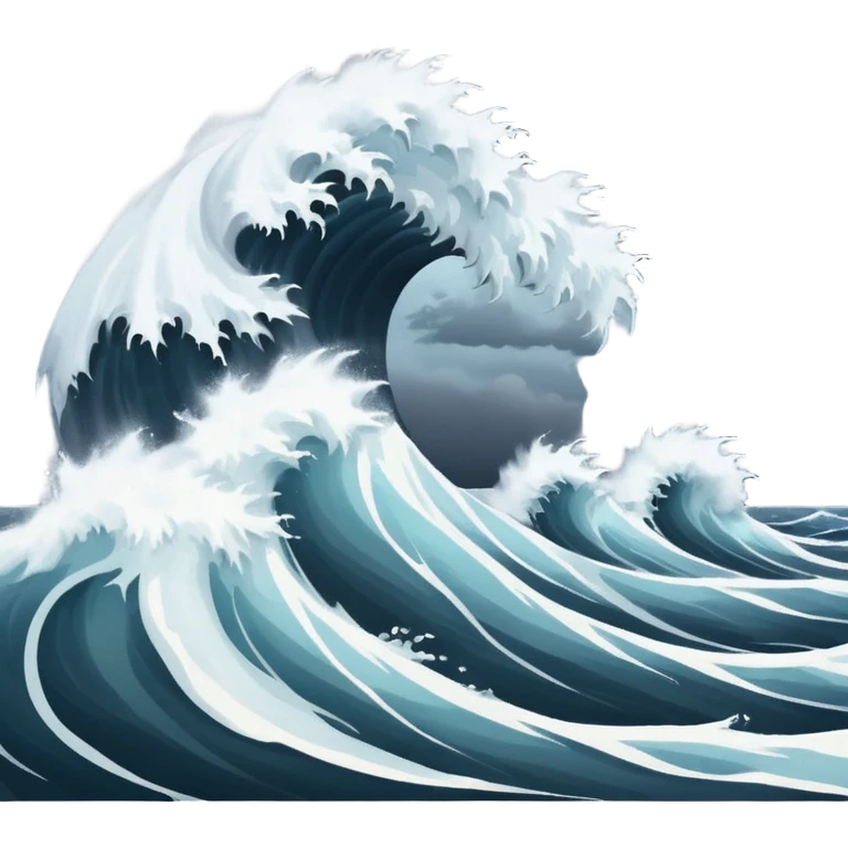 Storm at sea  emoji