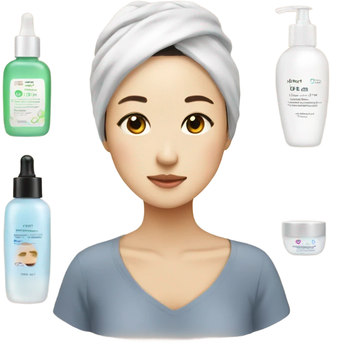asian skincare routine emoji
