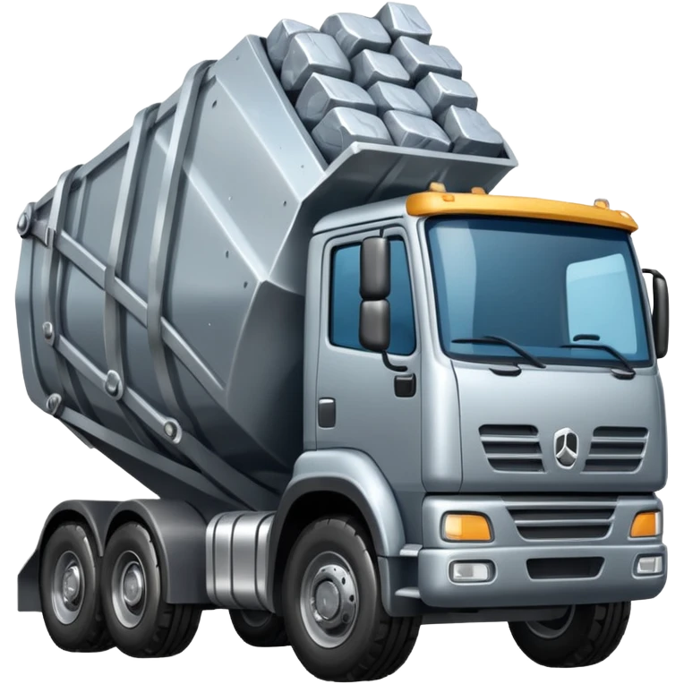 ore truck with silver ore emoji