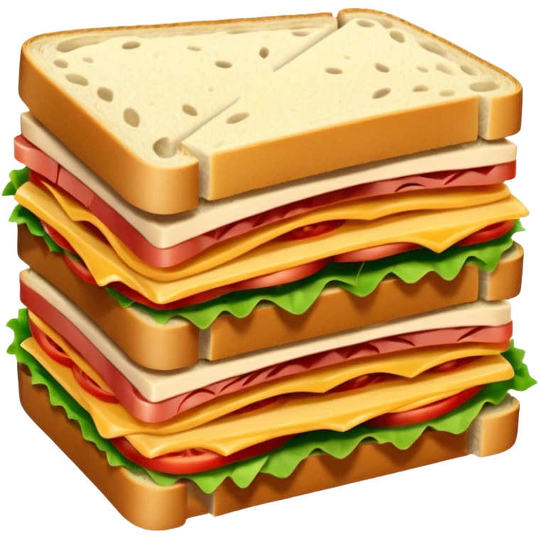 a sandwich cut in half emoji