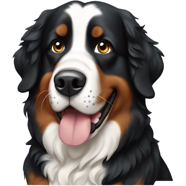 Bernese mountain dog  emoji