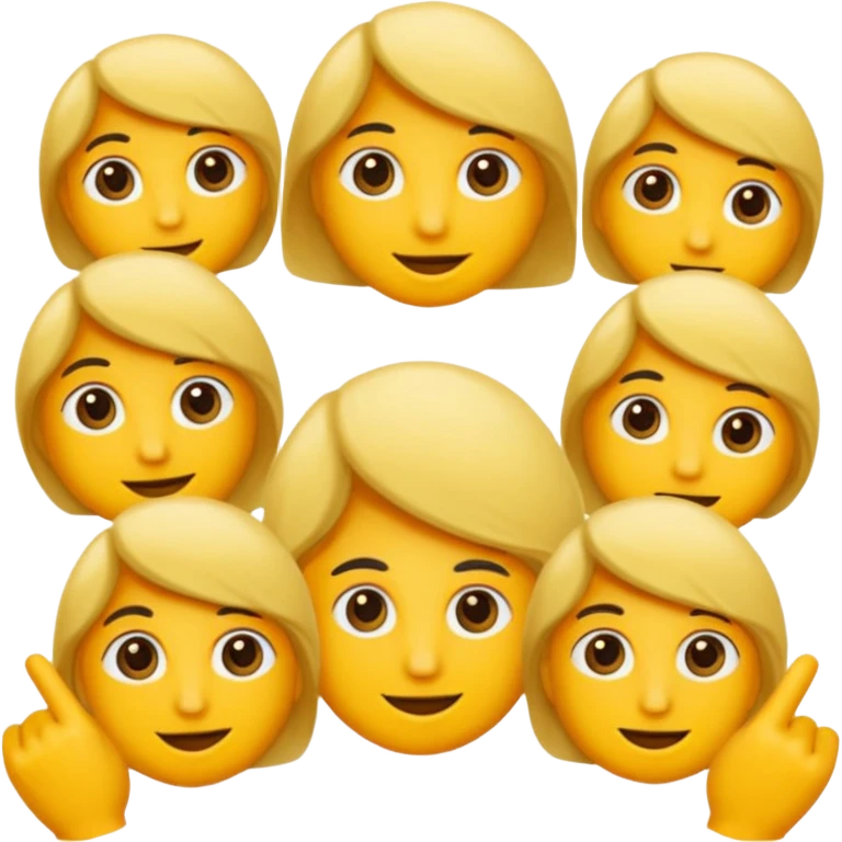 یه ایموجی برام بساز که دست راست از مچ توسط دست چپ گرفته شده به سمت بالا emoji