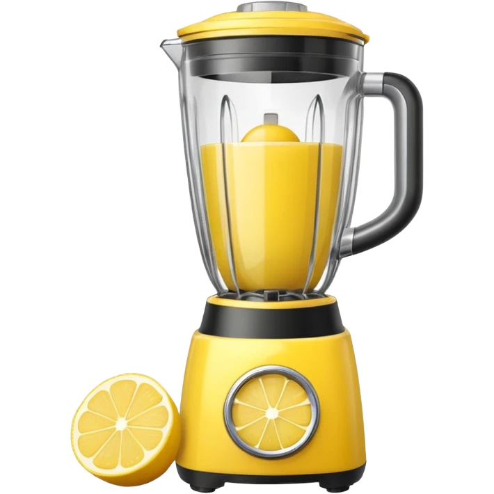 mac os fruit lemon blender yellow emoji