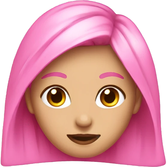 Pink girly emoji