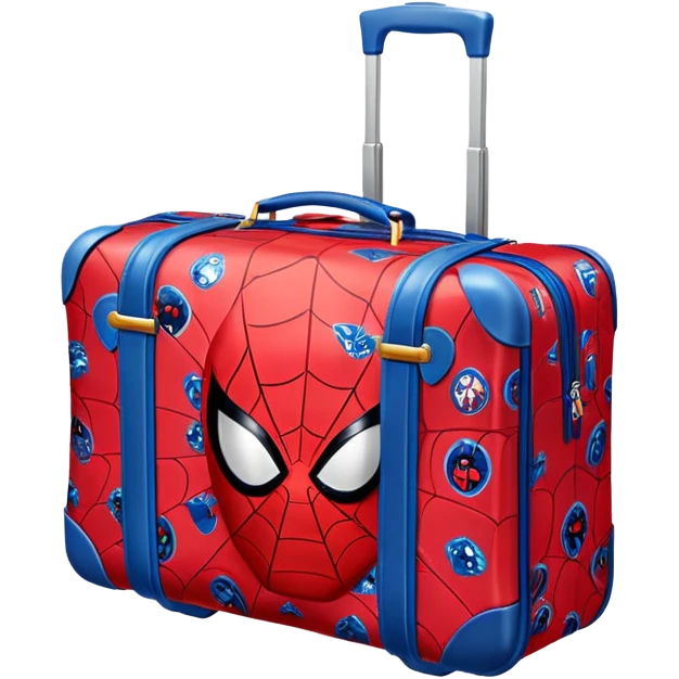 spider man luggage  emoji