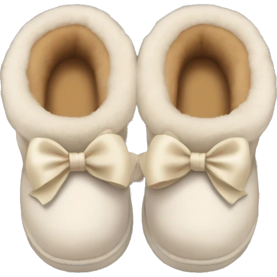 ugg with bow emoji
