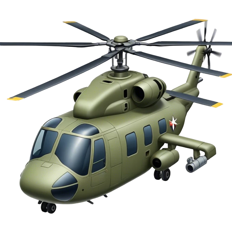 military helicopter emoji