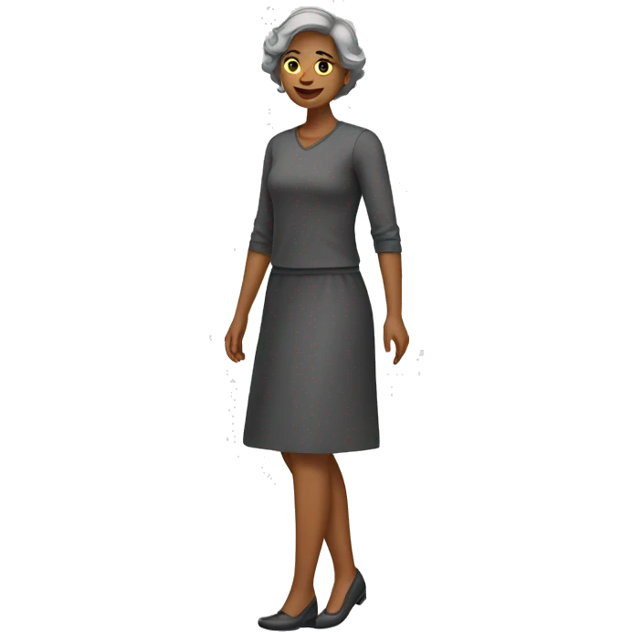 Mulher usando sapatilha  emoji