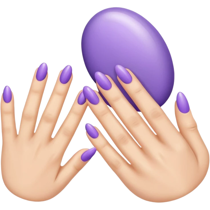 Purple nails emoji