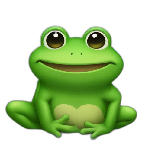 Une grenouille dans un train emoji