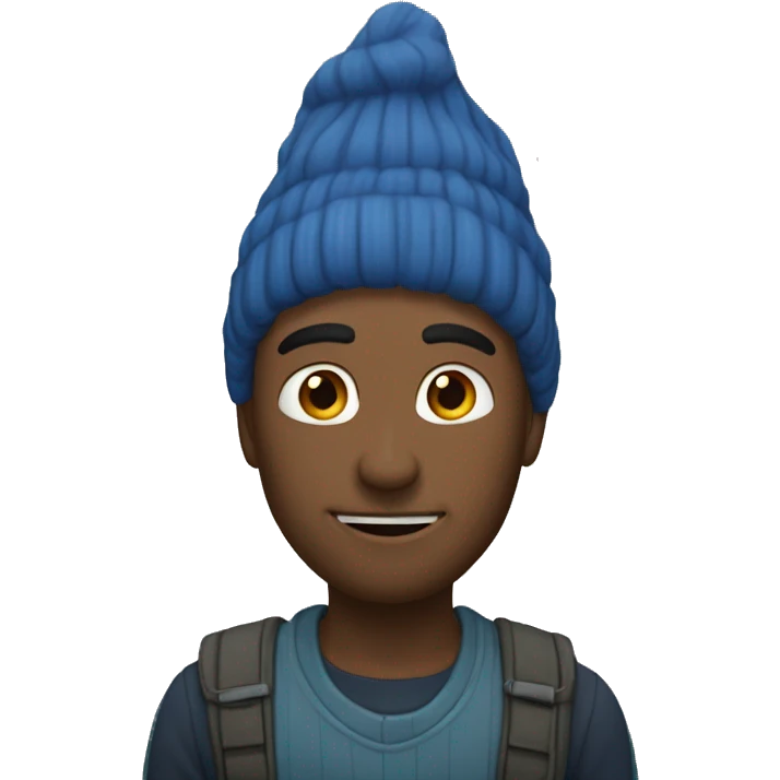 Букет из синих ромашек  emoji