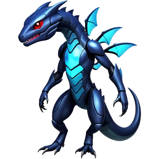 Shiny Exotic epic Salandit-Genesect-Koraidon-Fakémon-hybrid-creature (full body)  emoji