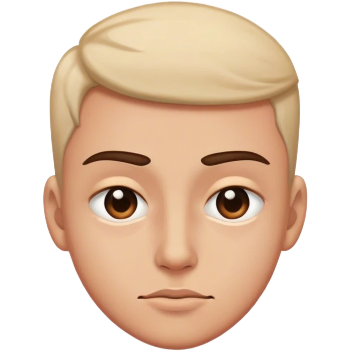 Side eye squinting emoji