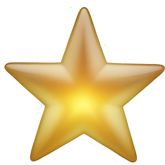 Transparency star emoji