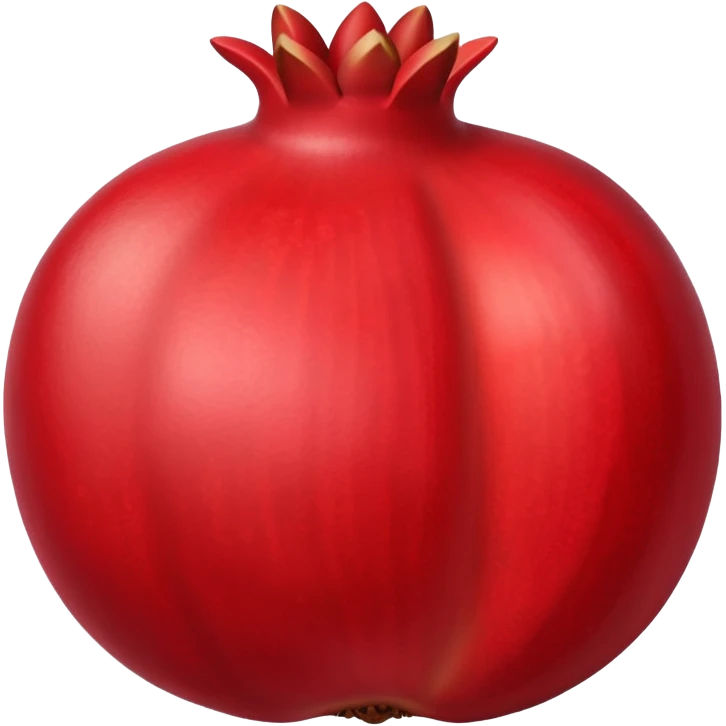 A pomegranate with visible seeds emoji