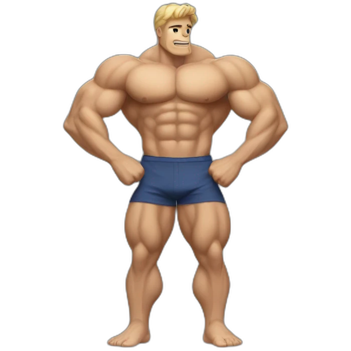 muscular calves emoji