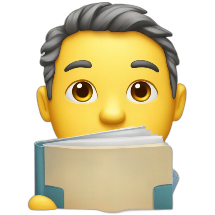 write in notebook emoji