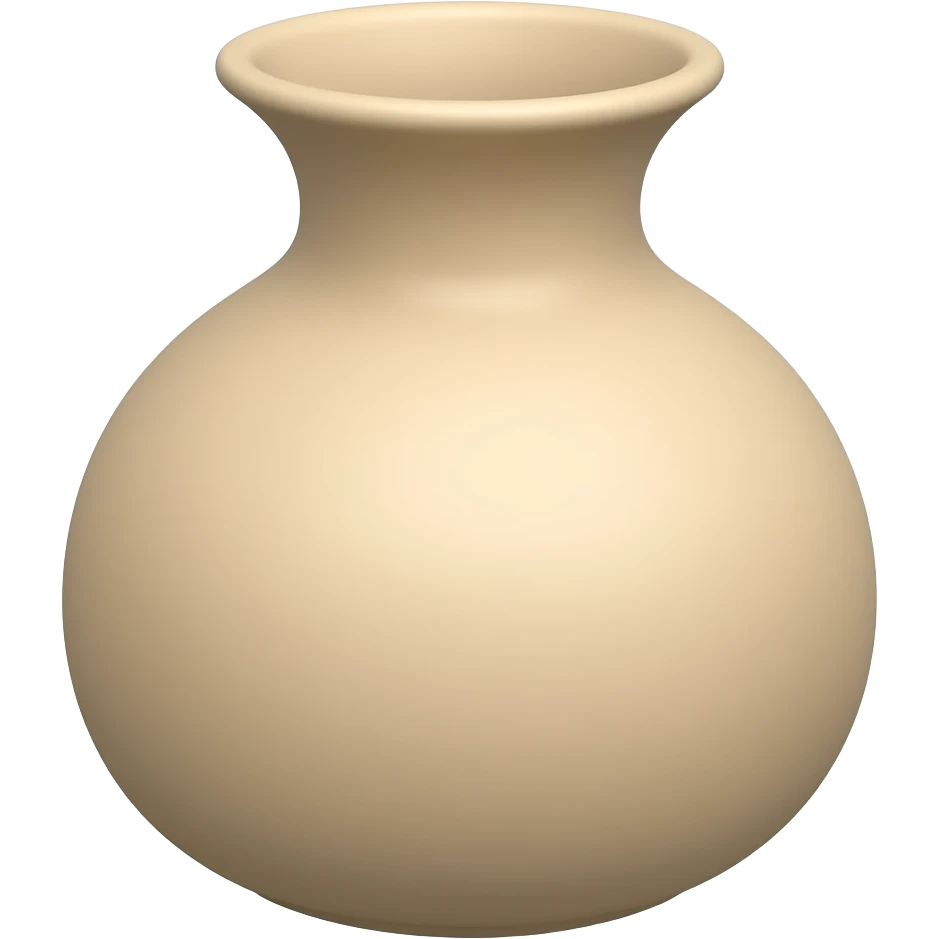 light beige vase book emoji