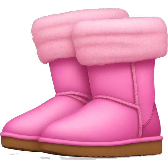 Pink uggs emoji