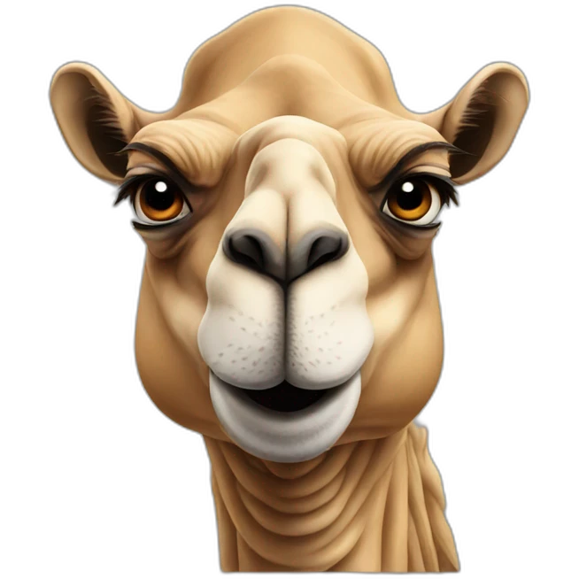 Camel angry emoji