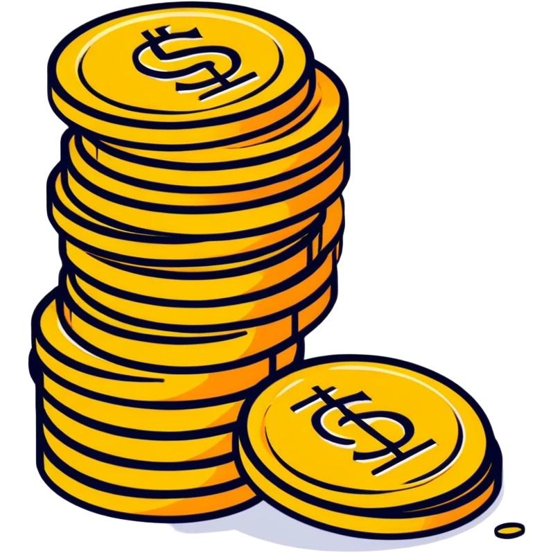 stack of coins emoji