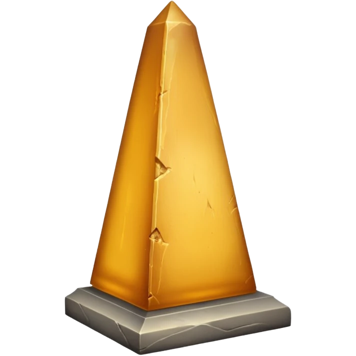 gray obelisk with honey emoji