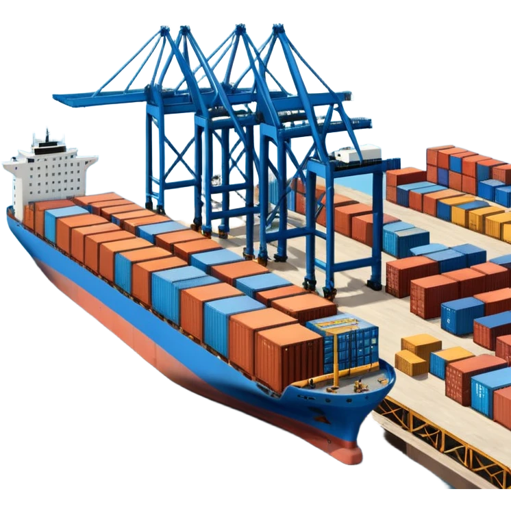 Container terminal. emoji