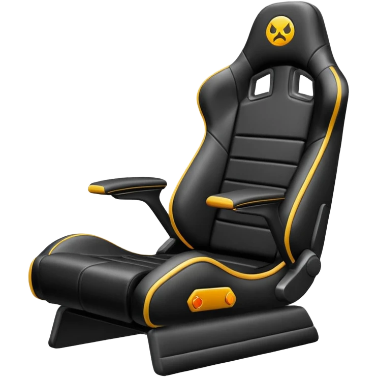 gamer seat black emoji