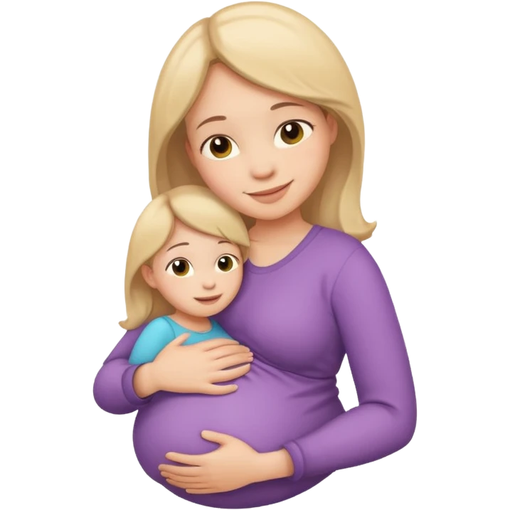 Pregnant Hug emoji