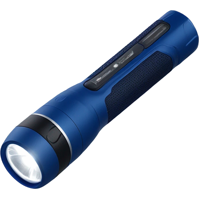 navi blue flashlight emoji