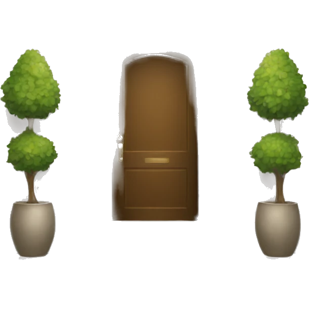 An entrance emoji