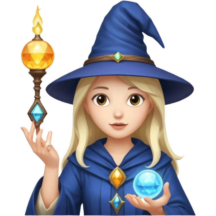 wizard young woman emoji