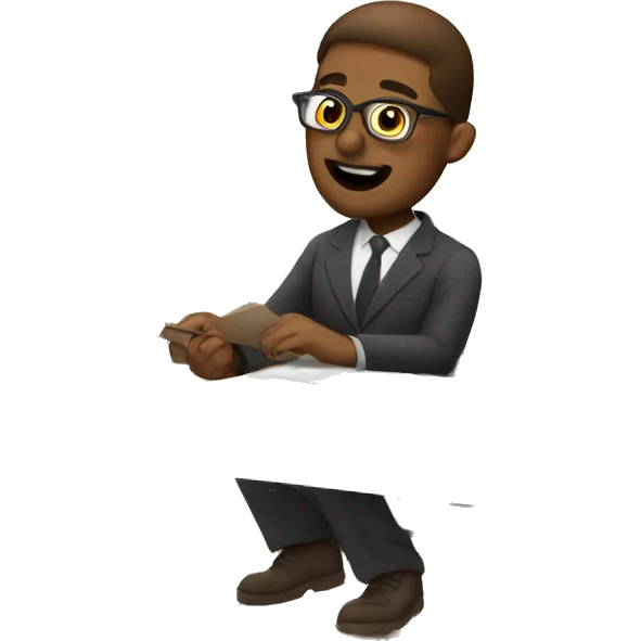 English teacher working from home emoji