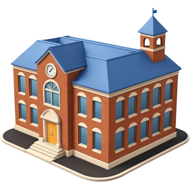 3d medium school emoji