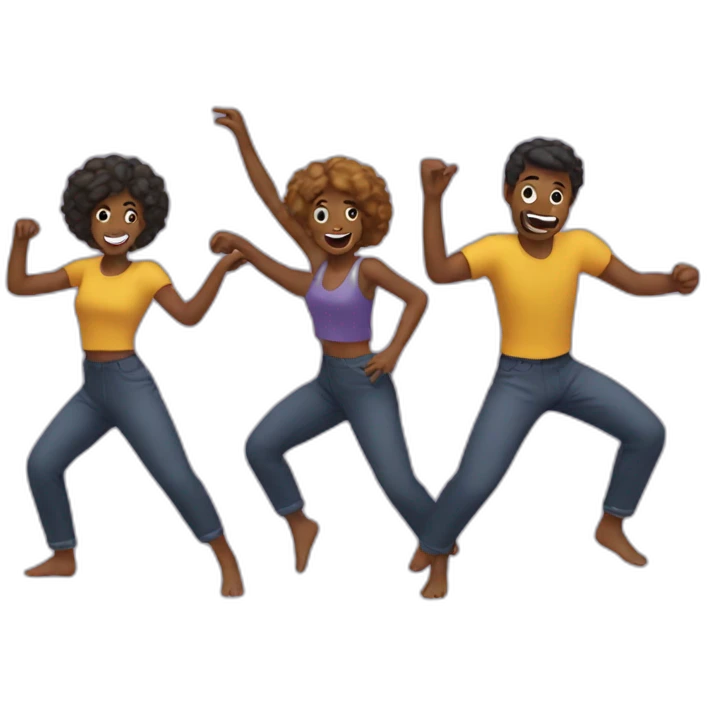 people dancing emoji