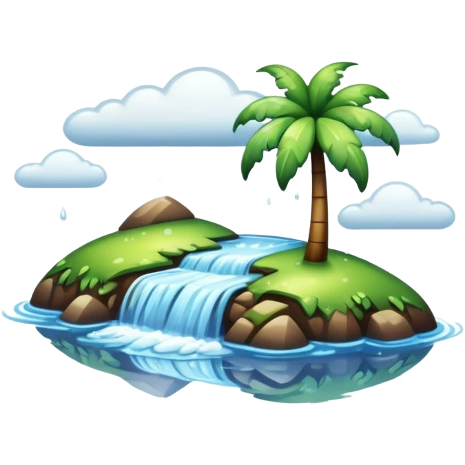 Wet scenery  emoji