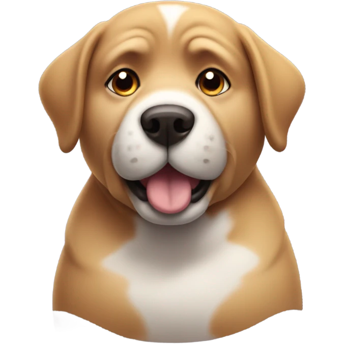 Chunky dog emoji