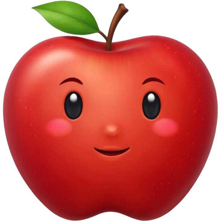 emoji de una manzana emoji