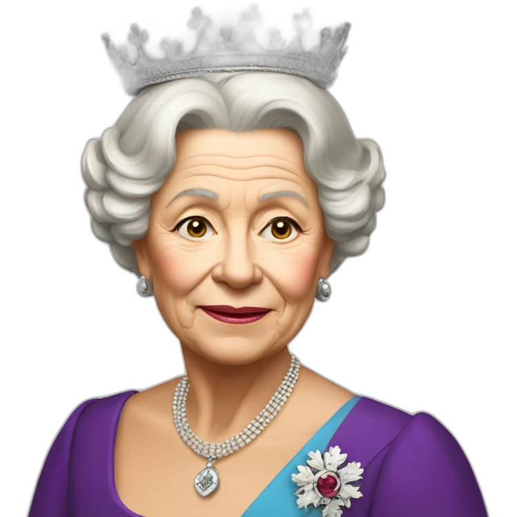Queen of England emoji