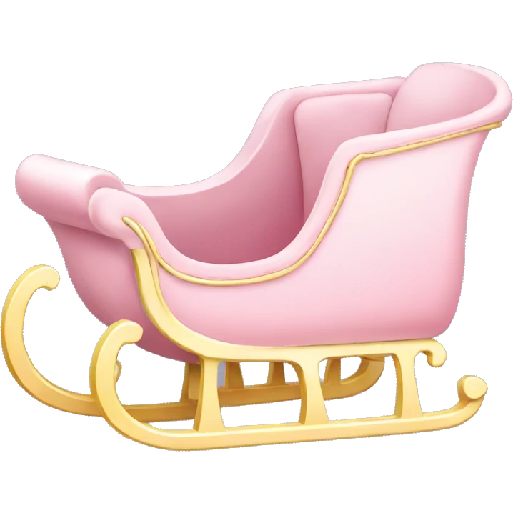 light pink sleigh emoji