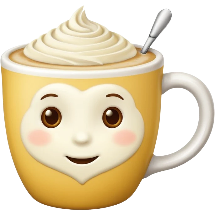 Pale lemon coffe Latte  emoji