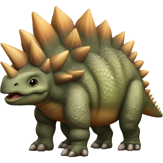 realistic Stegosaurus  emoji
