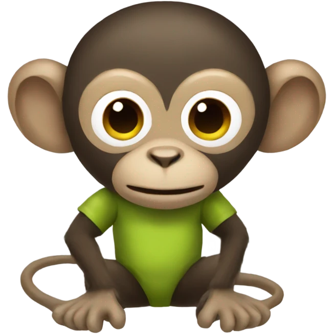 parachute monkey  emoji
