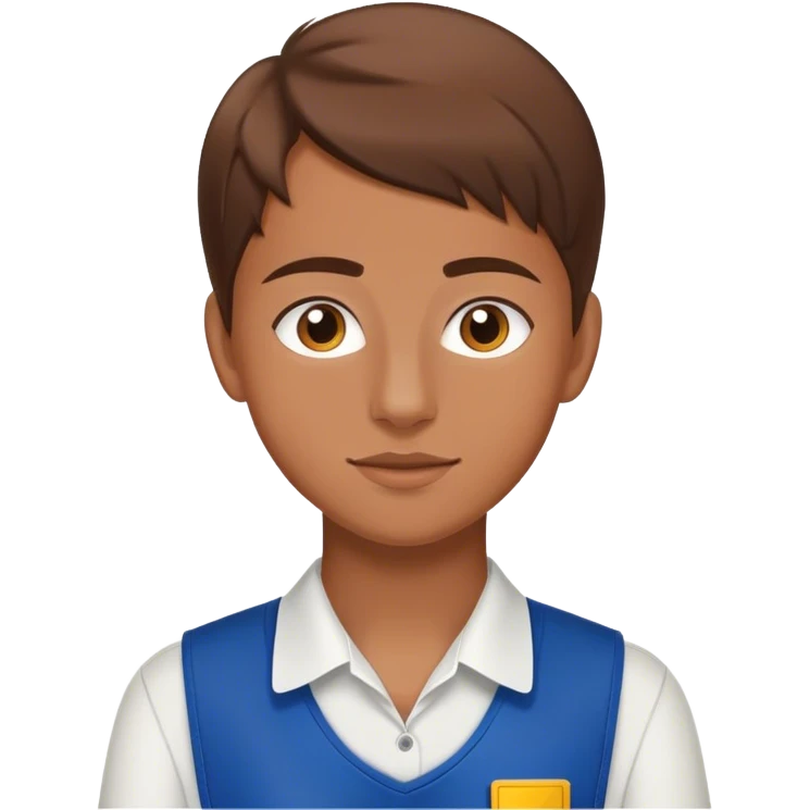 Lidl worker 18 years old brown hair emoji