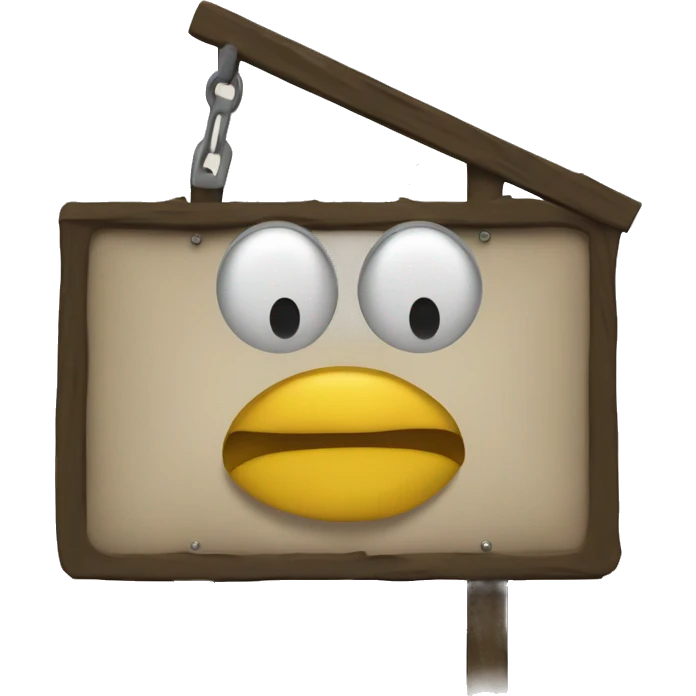 A sign that says "OOSLE" emoji